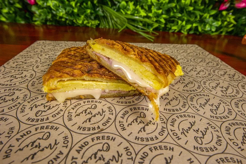 Ham & Swiss Egg Croissant