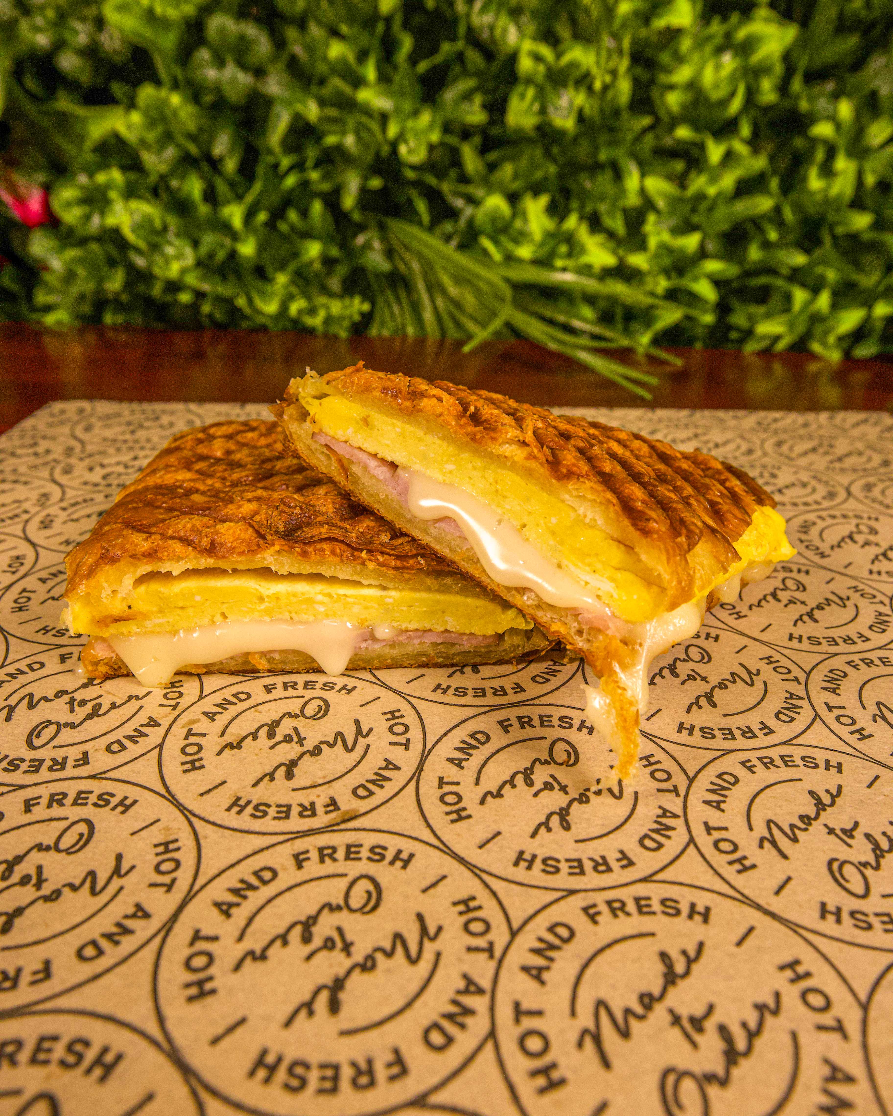 Ham Swiss Egg Croissant